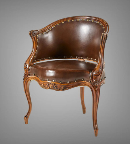 Fauteuil bureau noyer a - bureau,