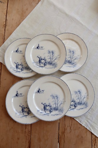 Assiettes plates anciennes - plates,