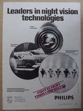 2/1980 PUB PHILIPS ELECTRONIC NIGHT VISION NIGHT INFRARED ORIGINAL AD