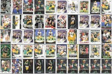 (50) Brett Favre Hall of Fame Lot NFL Football Cards Base Inserts Collection