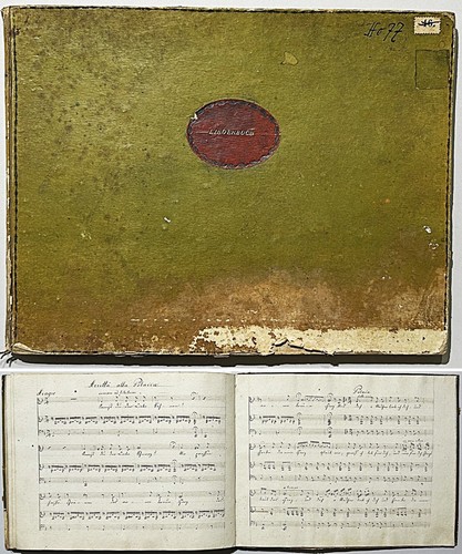 Livre chansons manuscrit - livre,