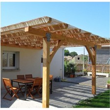 Kit de support de connecteur de pergola en acier résistant aux intempéries pou