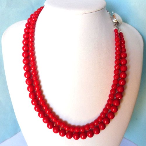 Collier jade rouge - collier, de