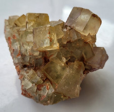 FLUORITE gros cubes à zonages jaune et violet -  JORF - Eddalya - Maroc