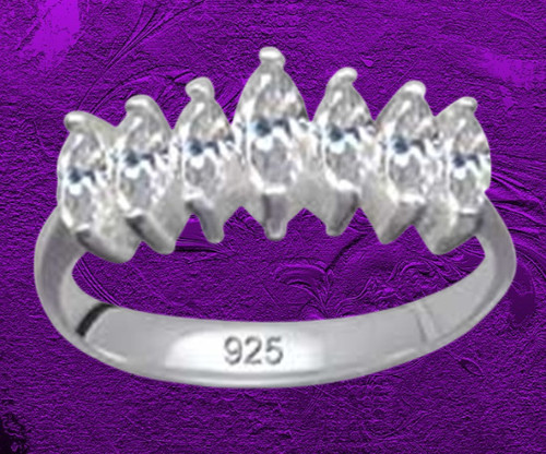 Bague design art déco i - bague,
