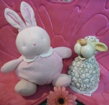 doudou lapin boule KLORANE