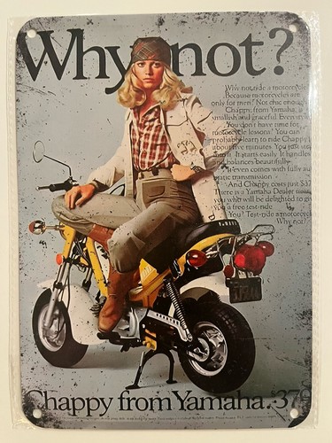 Chappy yamaha plaque - chappy,
