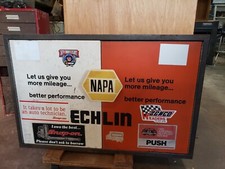 Vtg. Original Napa Echlin Metal Shop Garage Cabinet - Gas Oil Hot Rod 30x20x10