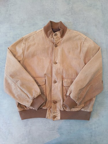 Blouson aviateur cuir jean - blouson, en