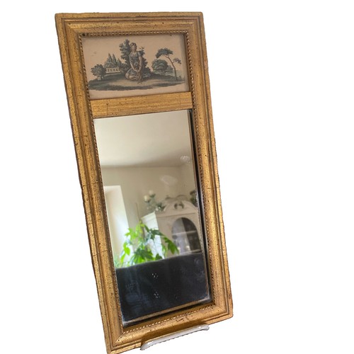 Antique french trumeau mirror - antique,
