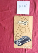 N°21296  / FORD MATFORD V8  / rarissime dépliant avec allumettes