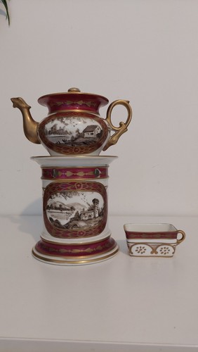Tisaniere porcelaine - tisaniere,