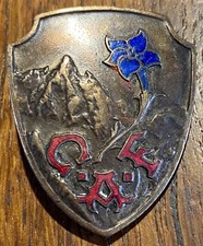 MÉDAILLE DE SKI. CLUB ALPIN