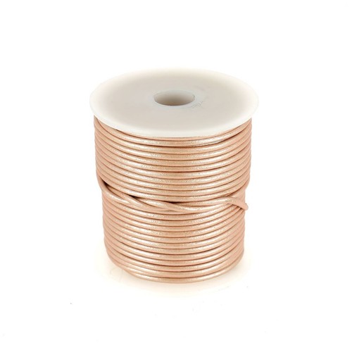 Lacet cuir rond diamètre - lacet,