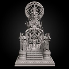 trône d'or empereur