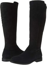 Hush Puppies Women's Bailey Stretch Black Boots Z115127* Size 10 WIDE