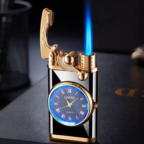 Briquet montre noir doré - briquet,