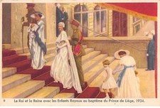 Chromos -COR11063- Chocolat Côte d'or - Reine Astrid - Roi- Enfants royaux- B