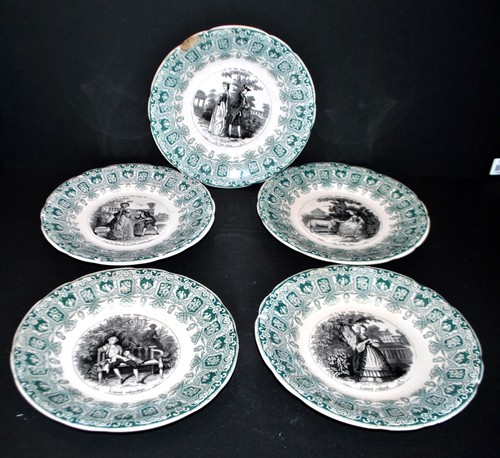 Sarreguemines lot assiettes - sarreguemines,