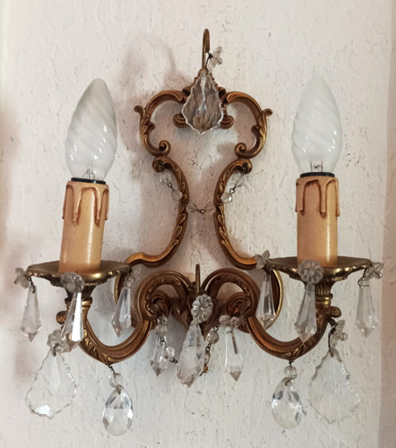 Ancienne applique bronze et - ancienne,