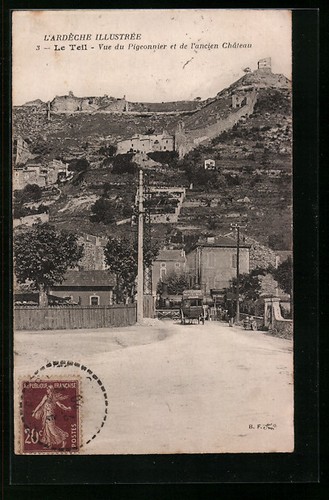 Cpa teil vue du - le,