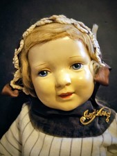 Antique 18" Raleigh Doll C.1920 Vintage Clothes Wig, Body In Kind Of Rough Shape