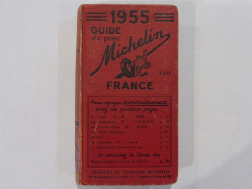 Ancien guide michelin 1955 - michelin,