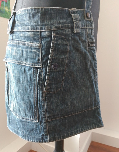 Rare sac façon jean bleu