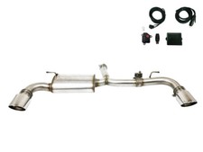 Pour Ford Mustang Mk6 3.7 V6 - 5.0 V8 Échappement Avec Valve 4 Sorties 90 Mm