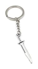 Porte-Clés Keychain Argent Métal Sabre Épée Couteau Couteau De Survie