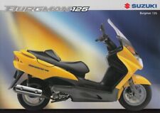 P + Suzuki Burgman 125 + brochure brochure + 4 pages + from 12/2001