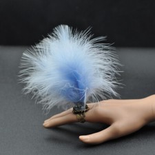 Gland Plume Paillettes Cristal