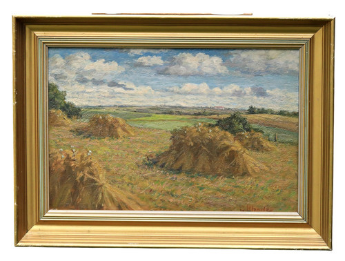 Huile sur toile - toile, signée