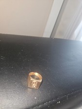 bague or 18 carats pour homme