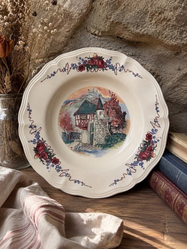 Assiette creuse sarreguemines - creuse,