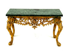 John Hodgson Marble Console Table Doll House Artisan 1/12 Miniature 1989 IGMA