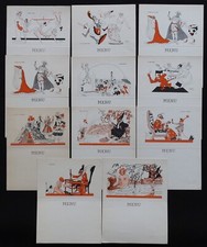 11 menus édités par le