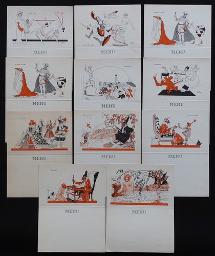 Menus édités par le - 11,