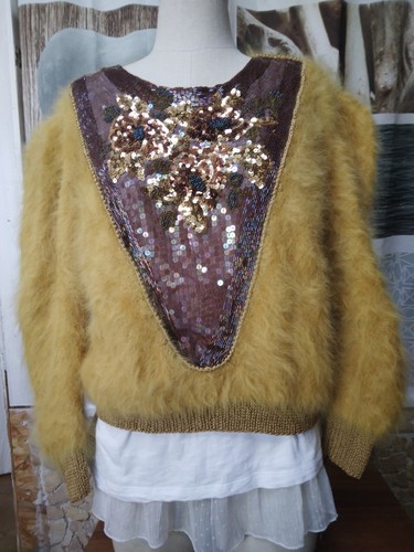 Splendide pull angora jaune - splendide,