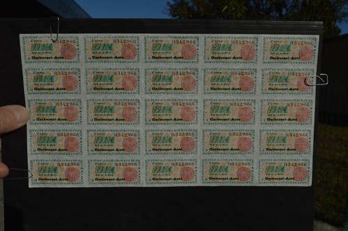 Planche tickets de - de,