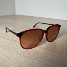 Serengeti Legacy DR 6238 Sunglasses Red Round Red Tint Lenses READ