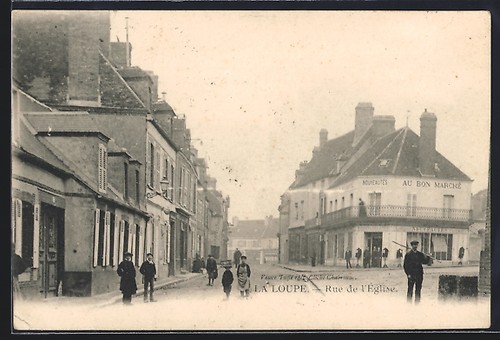 Cpa loupe rue - la, de