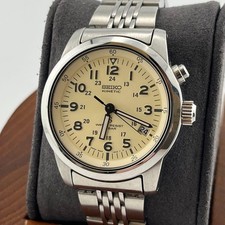 Rare montre Seiko Kinetic 5M42-0G20 ivoire design élégant montre de collection