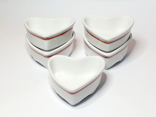 Lot coeur porcelaine - porcelaine, d'
