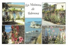 Les Maisons de TALMONT - Charente houses flowered with hoppers roses