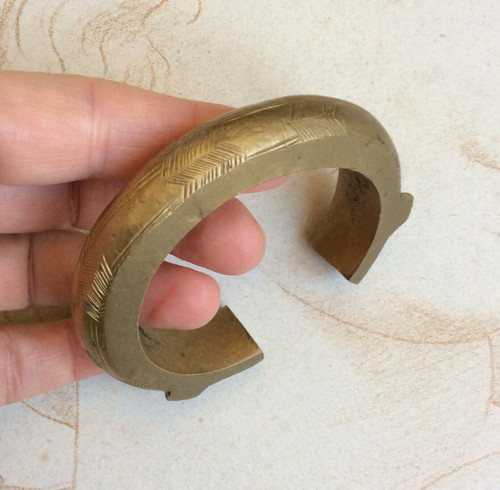 Bracelet jonc bronze doré - bracelet,