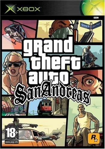 Jeu xbox gta san andreas - san,