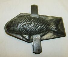 ANTIQUE CHOCOLATE MOLD fish LETANG & ANTIQUE THREAD CHOCOLATE MOLD fish