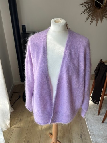 Gilet lavande american vintage - gilet,