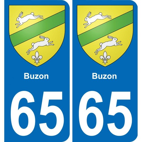 Buzon autocollant sticker - 65,